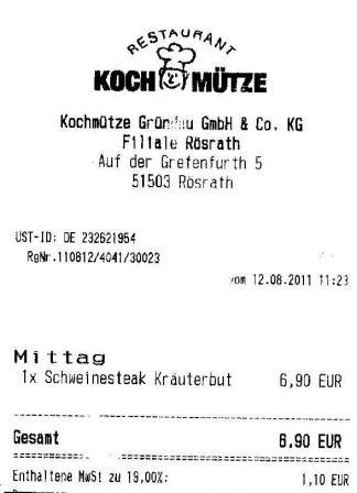 eaag Hffner Kochmtze Restaurant